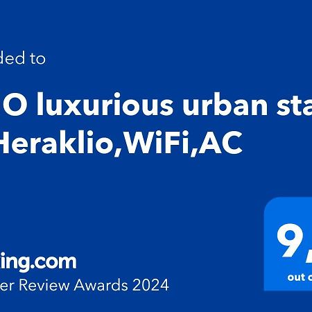 Brio Luxurious Urban Stay In Heraklio,Wifi,Αc Iraklio Eksteriør bilde